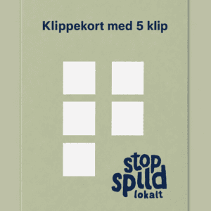 5-klips kort til en Madoase hos Stop Spild Lokalt